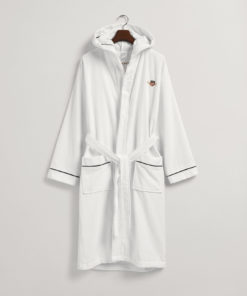 Gant Archive Shield Robe White
