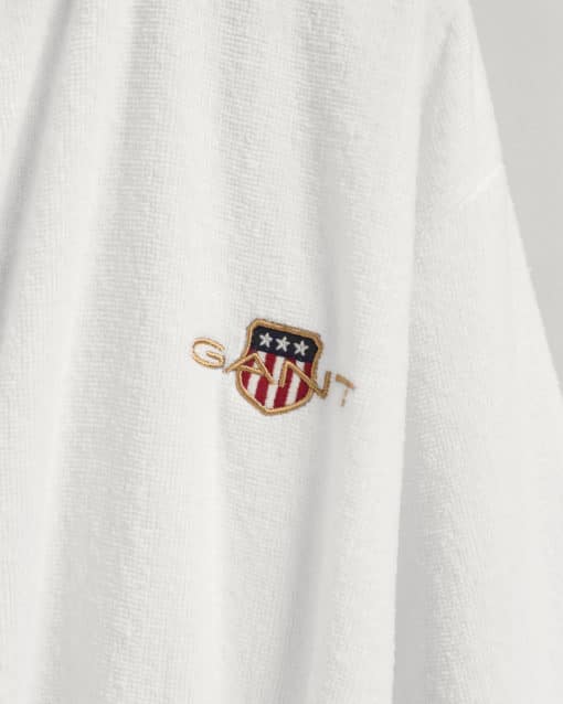 Gant Archive Shield Robe White