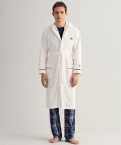 Gant Archive Shield Robe White