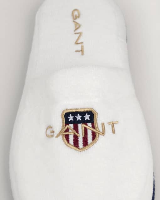 Gant Archive Shield Slippers White