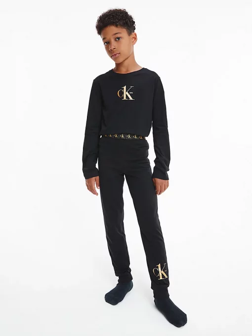 Calvin Klein Boys Pyjama Set Black