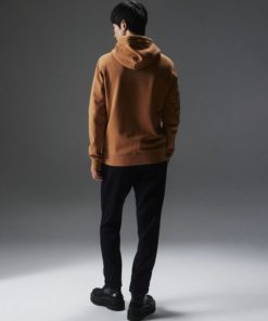 J.Lindeberg Throw Patch Hoodie Chipmunk