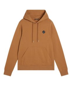 J.Lindeberg Throw Patch Hoodie Chipmunk
