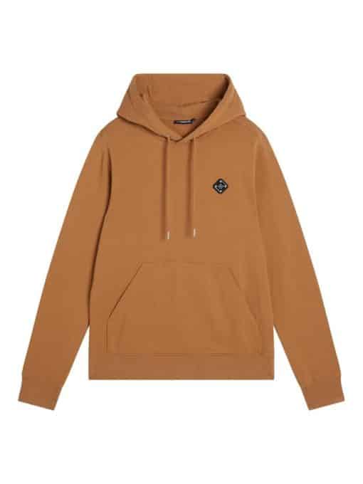 J.Lindeberg Throw Patch Hoodie Chipmunk