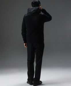 J.Lindeberg Perry Hybrid Hood Jacket Black