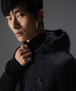 J.Lindeberg Perry Hybrid Hood Jacket Black