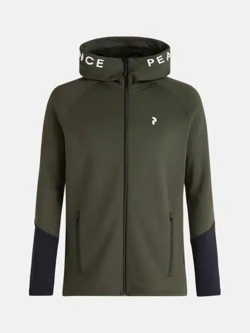 Buy Peak Performance Rider Zip Hood Men Forest Night
