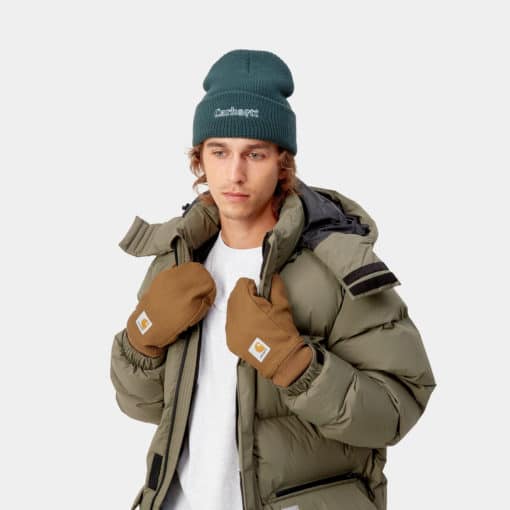 Carhartt WIP Carston Mitten Brown