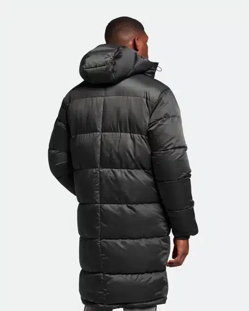 Lyle & Scott long Line wadded Coat Gunmetal