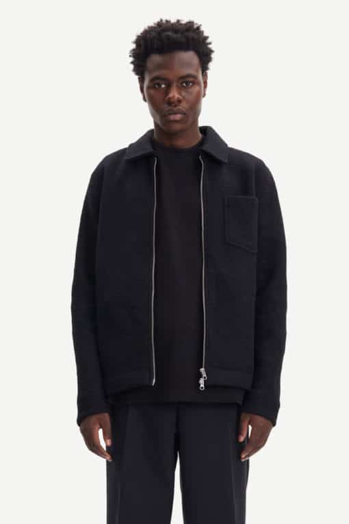 Samsoe & Samsoe Hannes Full Zip Black