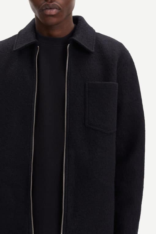 Samsoe & Samsoe Hannes Full Zip Black