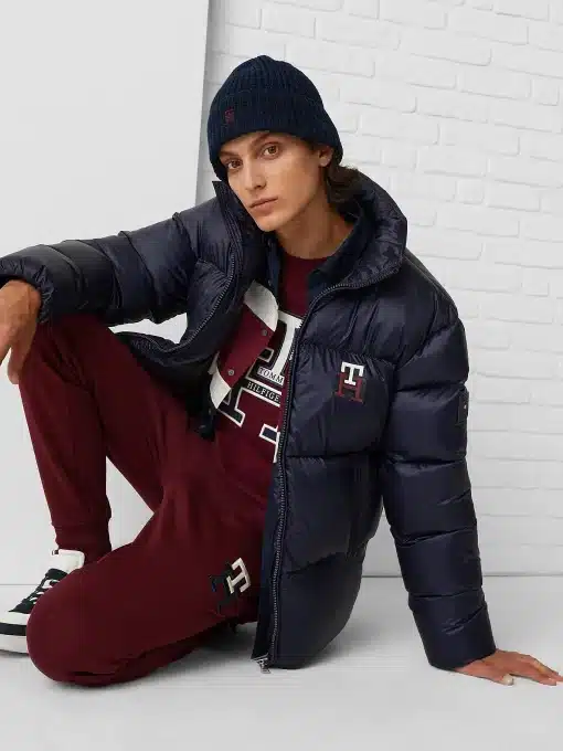 Tommy Hilfiger Zero Gravity Padded High Neck Jacket Desert Sky
