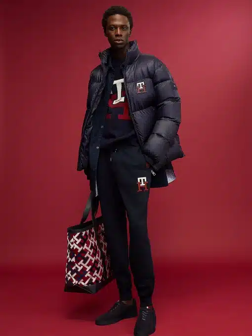 Tommy Hilfiger Zero Gravity Padded High Neck Jacket Desert Sky