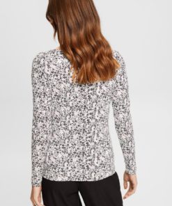 Esprit Long Sleeve T-shirt Off White