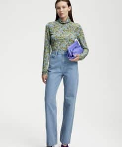 Gestuz Miliagz Rollneck Green/Blue Brush