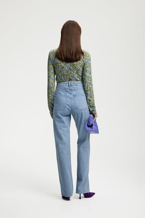 Gestuz Miliagz Rollneck Green/Blue Brush