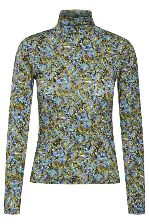 Gestuz Miliagz Rollneck Green/Blue Brush
