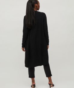 Vila Ril Long Knit Cardigan Black