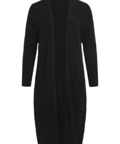 Vila Ril Long Knit Cardigan Black