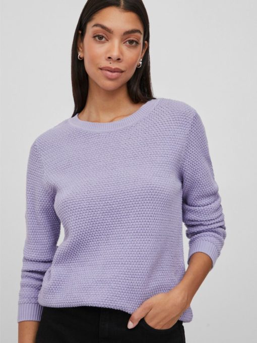 Vila Dalo O-neck Knit Sweet Lavender