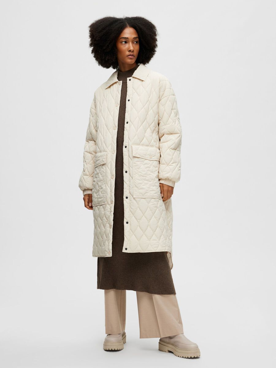 Quilted coat womens online