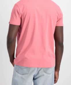 Alpha Industries Basic T Small Logo Coral Red