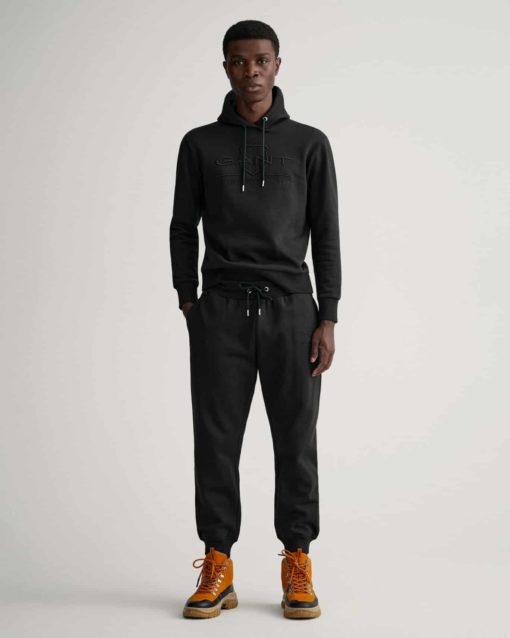 Gant Tonal Archive Shield Pants Black
