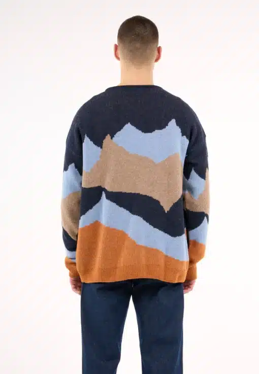Knowledge Cotton Apparel Mountain Knit Crew
