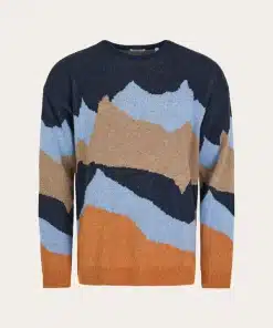 Knowledge Cotton Apparel Mountain Knit Crew