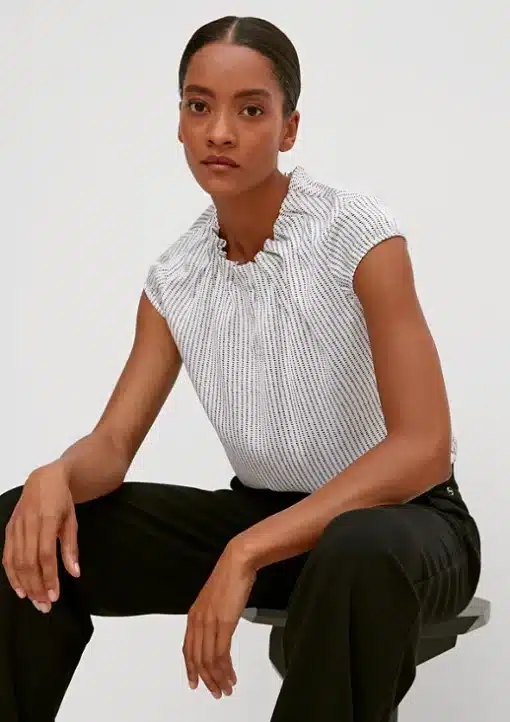 Comma, Blouse Top White