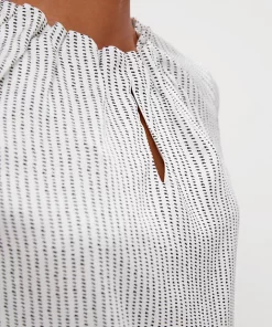 Comma, Blouse Top White