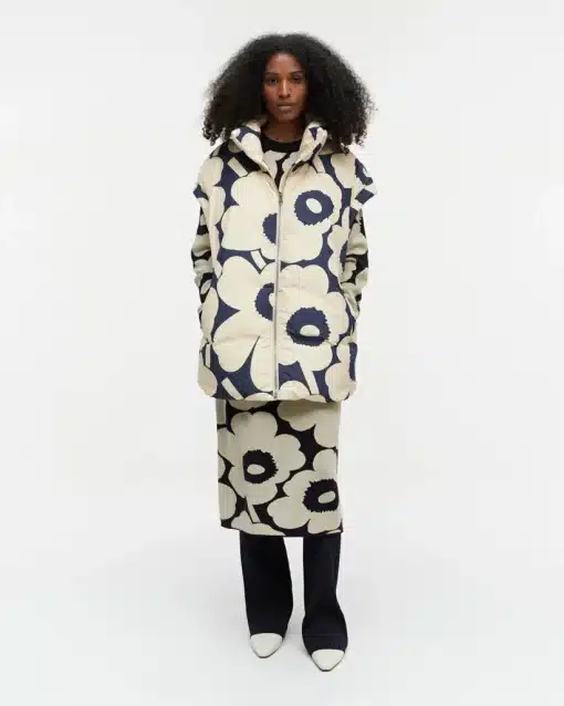 Buy Marimekko Huurre Unikko Down Vest Scandinavian Fashion Store