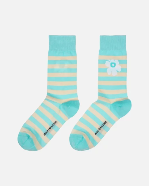 Marimekko Kasvaa Tasaraita Socks