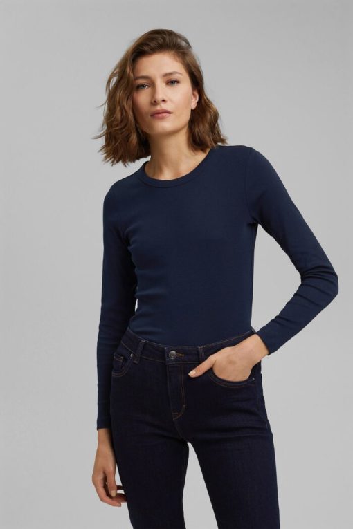 Esprit Long Sleeve T-shirt Navy