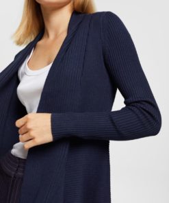 Esprit Rib Cardigan Navy