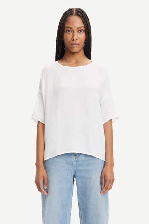 Samsoe & Samsoe Mains Tee Clear Cream