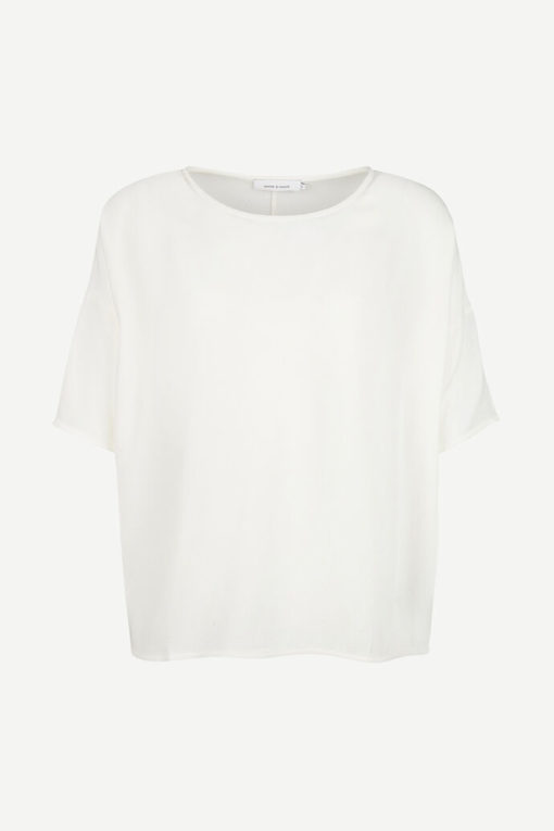 Samsoe & Samsoe Mains Tee Clear Cream