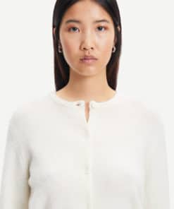 Samsoe & Samsoe Nor Short Cardigan Whisper White