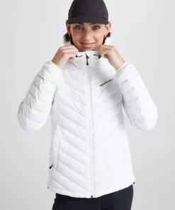 Peak Performance Frost Down Hood Jacket Women Offwhite