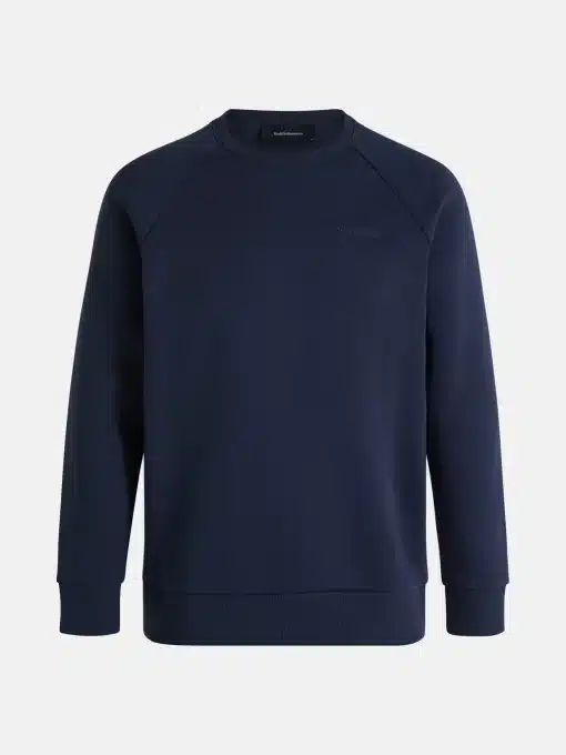 Peak Performance Original Small Logo Crew Men Blue Shadow