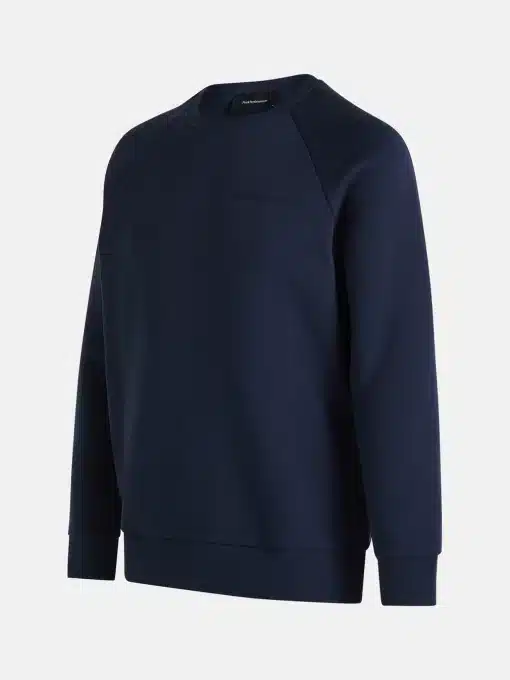 Peak Performance Original Small Logo Crew Men Blue Shadow