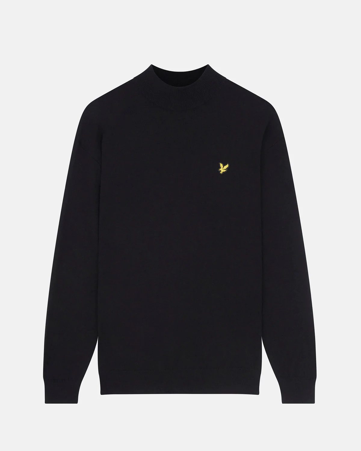 Buy Lyle Scott Roll Neck Merino Jumper Jet Black Scandinavian Fashion Store