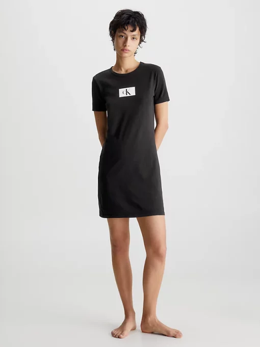 Calvin Klein Night Dress Black