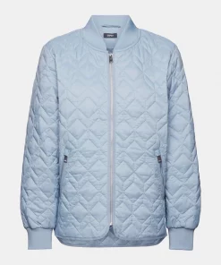 Esprit Quilted Jacket Light Blue Lavender