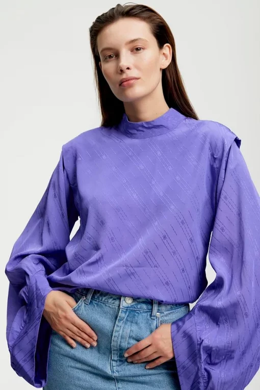 Gestuz Jacqlingz Blouse Purple Opulence