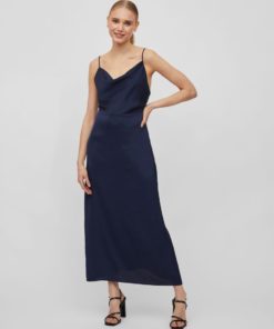 Vila Ravenna Strap Dress Navy Blazer