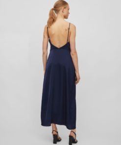 Vila Ravenna Strap Dress Navy Blazer