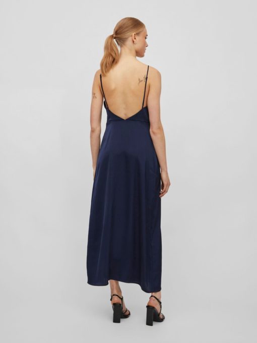 Vila Ravenna Strap Dress Navy Blazer