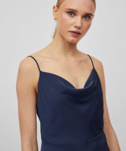 Vila Ravenna Strap Dress Navy Blazer