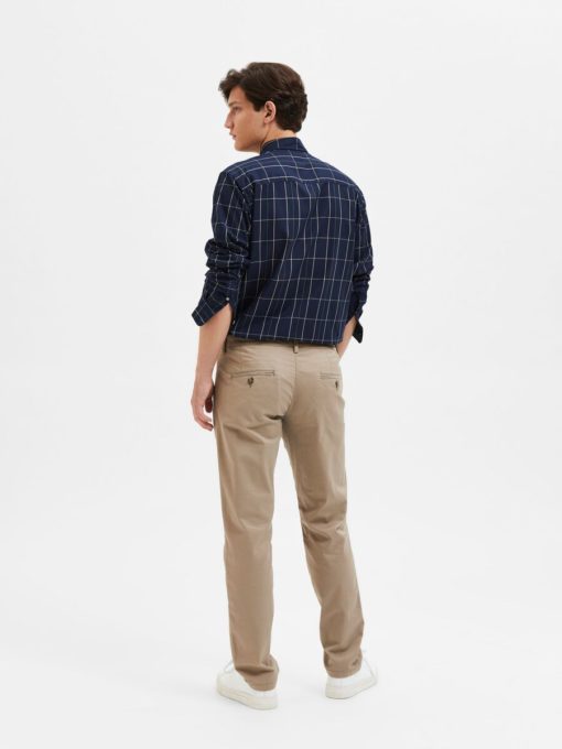 Selected Homme New Miles Slim Flex Pant Greige